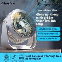 Gemilai Quạt điện gia dụng sạc usb quạt sàn quạt lưu thông không khí quạt gió mạnh quạt để bàn quạt để bàn