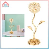 Gemvan Pha Lê Tealight Nến Bàn Ăn Trung Tâm Kim Loại Chân Nến Đứng Cưới Giáng Sinh Halloween Trang Trí