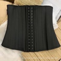 Gen nịt bụng Latex dáng chuẩn - Đai nịt bụng eo thon Hy Lạp - Đen 24cm,XLbụng 98 - 105cm