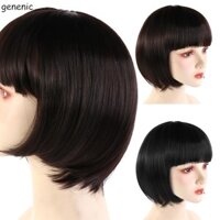 Genenic Bé Tóc Giả Dễ Thương Đáng Yêu Chất Lượng Cao Trẻ Em Mũ Đạo Cụ Chụp Ảnh Bé Gái Trang Trí Tổng Hợp Tóc Giả Ngắn