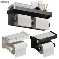Genenic Dual Roll Dispenser Khay lưu trữ điện thoại Phòng tắm hiện đại