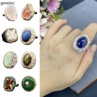 GENENIC Nhẫn đeo tay có thể điều chỉnh GENENIC Nữ phong cách Pháp thủ công