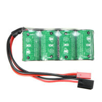 Gens ACE 4.8V 1600mAh NiMH Battery JST Futaba Plug for RC Radio Transmitter Receiver Servo TX