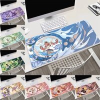Genshin Chuột Miếng Lót Bàn Phím Miếng Lót Văn Phòng Laptop Để Bàn Phụ Kiện Chơi Game PC Laptop Chơi Game Miếng Lót Chuột Chống Trơn Trượt Miếng Lót