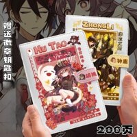 ★Genshin Impact★Nhật ký in quà tặng trò chơi Kazuha & Hutao Sổ tay A6 hai chiều