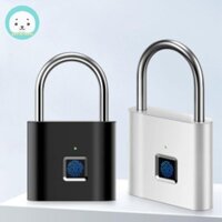 Gent Thông Minh Vân Tay Ổ Khóa Chống Thấm Nước Sinh trắc Học Vân Tay Không Chìa Khóa Cửa USB Sạc Bảo Mật Khóa Cho Nhà Mở Khóa EN