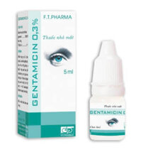 Gentamicin 0,3% FT Pharma dung dịch nhỏ mắt