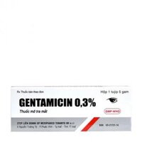 Gentamicin 0.3% (Hộp 1 tuýp)