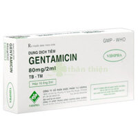Gentamicin 80mg/2ml, điểu trị các bệnh nhiễm khuẩn nặng toàn thân