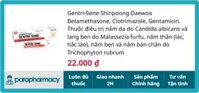 Gentri-Sone Shinpoong Daewoo tuýp 20g – Kem bôi dùng ngoài