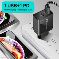 GENUINE Củ Sạc Nhanh Twitch PD 18W 36W Với Cổng USB 3.0 Lựa Chọn Đầu Cắm EU / US