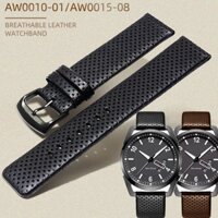 Genuine Leather Strap for Citizen Watch Band AW0010 01 AW0015 08 20mm 22mm Men Breathable Cowhide Wrist Bracelet Accessories