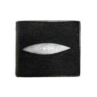 Genuine Stingray Leather Credit Card & ID Holder
