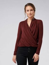 Georgina Wrap Front Top