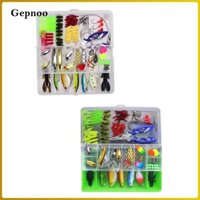 Gepnoo 101 Chiếc Bộ Dụng Cụ Câu Cá Giun Jig Móc Đa Năng Cho Nước Mặn Và Nước Ngọt Thiết Bị