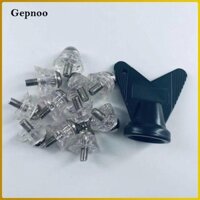 Gepnoo 12x Giày Bóng Đá Đinh M5 Ren Vít Đa Năng Bóng Bầu Dục Đinh Thay Thế
