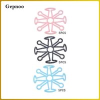 Gepnoo 5x Mũ Bảo Hiểm Miếng Đệm Mũ Bảo Hiểm Đa Năng Thoải Mái Nhỏ Gọn Bộ Miếng Lót Mềm Thay Thế Cho Xe Đạp Xe Máy Ngoài Trời