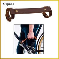 Gepnoo Đa Năng Khung Da Tay Cầm Xe Đạp Nâng Dây Đeo, Cầu Thang Gấp Xe Đạp Mang Theo Vận Chuyển Dây Đai Phụ Kiện