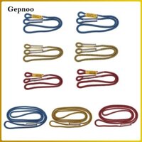 Gepnoo Dây Prusik 22KN 8mm dành cho thợ trồng cây leo núi có khóa kéo 80cm Xanh lam