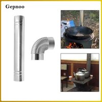 Gepnoo Gas Nóng Ống Xả Thay Thế Lò Sưởi Phụ Kiện Thông Gió Ống Bếp