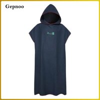 Gepnoo Nữ Nam Đi Biển Áo Khoác Có Mũ Trùm Đầu Áo Tắm Khăn Ướt Phù Hợp Với Nhanh Chết Cho