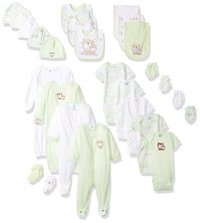 GERBER Baby 26-Piece Essentials Gift Set, Teddy Bear, Newborn