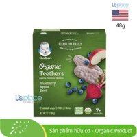 Gerber bánh ăn dặm hữu cơ táo, việt quất và củ dền