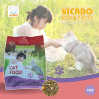 【Gesh bag】 (gói thử) Hạt Cám Mèo túi nhỏ 35g thơm ngon mix thịt bò, trứng, cá ViCaDo KaKa Fairy