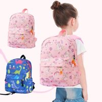【Gesh bag】 MAXG Mẫu giáo Ba lô cho trẻ tập đi Hoạt hình Đai chống lạc Cặp sách đi học Đồ dùng học t