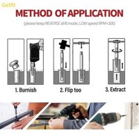 Getf 22 Cái Bị Hư Hại Vít Bộ Mở Rộng Bit Giá Đỡ Ổ Cắm Adapter Sọc Vít Bộ Dụng Cụ Tẩy