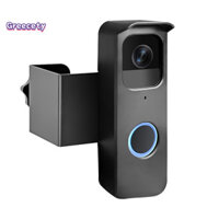Gey _ Giá đỡ chuông cửa Camera chuông cửa Mở rộng nắp mưa Giá đỡ chuông cửa Video chống trộm có nắp mưa Giá đỡ lắp đặt dễ dàng cho máy ảnh an ninh