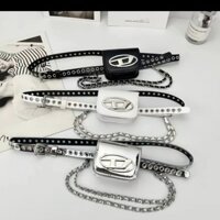 Gffc Influencer Cùng Phong Cách Cao Cấp Thắt Lưng Túi Trang Trí Phù Hợp Với Váy Quần Jean Mini Eo Túi Châu Âu Mỹ Chữ D Túi Nhỏ