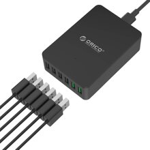 Sạc điện thoại Orico USB QSE-6U - 6 Cổng
