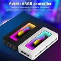 Gg ARGB Quạt Tất Cả Trong Một Bộ Chia HUB Với 4Pin PWM Để Làm Mát Máy Tính SYNC CPU Tản Nhiệt 5V 3Pin Dải Đèn LED Điều Khiển Từ Xa VN