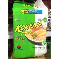 gg1 Mì Koreno Jumbo Hàn Quốc Bò Cay/Kim Chi/Gà/ Tôm bịch 1kg