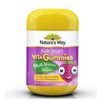 gg2Vitamin Nature's Way Kids Smart VITA Gummies Multi-Vitamin +Vegies (kẹo gum rau củ)(subii)