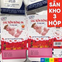 gg3 Combo 3 hộp gạc rốn ĐÔNG FA cho bé