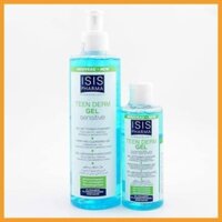 gg3 Gel Rửa Mặt Da Nhạy Cảm Giảm Nhờn Ngừa Mụn ISIS Pharma Teen Derm Gel Sensitive (100ml 250ml)