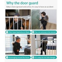 [gg5] Thanh chắn cửa, chắn cầu thang không khoan tường an toàn cho trẻ nhỏ 85 95