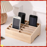 Gh| Giá đỡ điện thoại di động bằng gỗ Đồ dùng văn phòng Tổ chức 12 / 16 Lưới Giá đỡ điện thoại bằng gỗ Giá đỡ máy tính để bàn thân thiện với môi trường Hộp lưu trữ dành cho người mua Đông Nam Á
