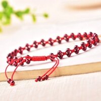 Gh natural garnet anklet female hand-woven anklet woman gem beauty anklet tiger benming year lucky