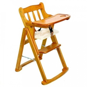 Ghế ăn cho bé bằng gỗ có điều chỉnh độ cao Veesano VM213