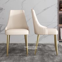 GHẾ ĂN BỌC NỆM CHÂN INOX - GAN119