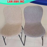 Ghế ăn bọc vải chân sắt LAGV02