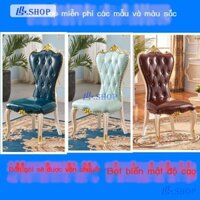 Ghế Ăn Châu Âu Hộ Gia Đình Gỗ Chắc Chắn Bàn Ghế Ánh Sáng Sang Trọng Mỹ Đàm Phán Ghế Bành Khách Sạn Mạt Chược Làm Móng Lư