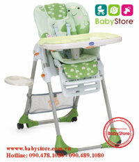 Ghế ăn Chicco Polly Ếch xanh
