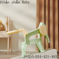 Ghế Ăn Cho Bé, Bàn Ăn Đa Năng, Ghế Đẩu Cho Bé  Ghế Tựa Lưng Bằng Nhựa Gia Dụng