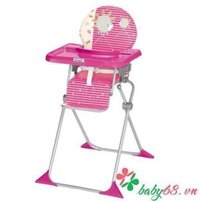 Ghế ăn cho bé Brevi Junior BRE211 loại cao – hồng