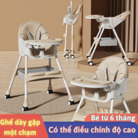 Ghế Ăn Dặm 2 Tầng Mint Decor Ngăn Để Đồ Tiện Lợi Bàn Ăn Rộng Rãi Gấp Gọn Dễ Dàng, Nhiều Màu Lựa Chọn