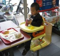 Ghế ăn dặm AB cho bé tập ăn